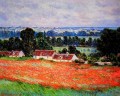 Mohnblumen bei Giverny Claude Monet Szenerie